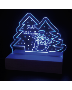 Leuchtschild Frohe Weihnachten
